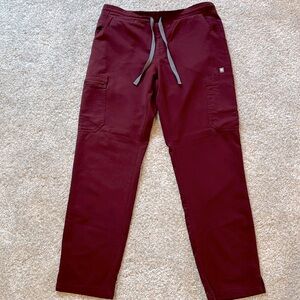 Burgundy Figs Scrubs Yola Petite Small